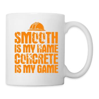 Chantier de chantier Béton Constructeur Travailleur de la construction Cadeau - Mug blanc - blanc - Droite