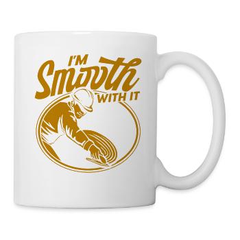 Betonbauer Stahlbetonbauer Betonmischer Geschenk - Tasse - Weiß - Rechts