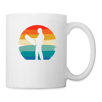 Retro Vintage Classic Architect Architecture - Tasse - Weiß - Rechts