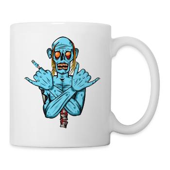 zombie - halloween - Mug blanc - blanc - Droite