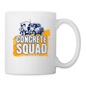 Betonbauer Betonmischer Stahlbetonbauer Geschenk - Tasse - Weiß - Rechts