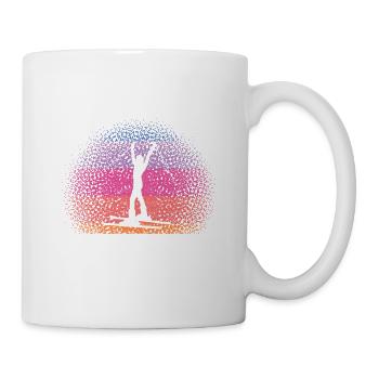 Skiing Girls Ski Girls Fun Winter Sports - Mug - white - Right