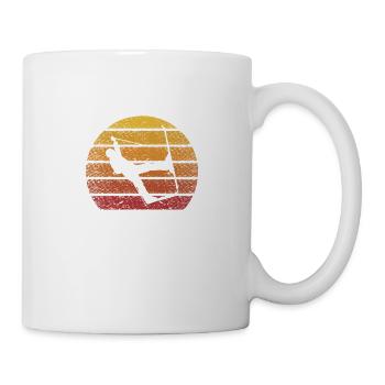Ich mache meine eigenen Stunts Skifahren Lustig - Tasse - Weiß - Rechts