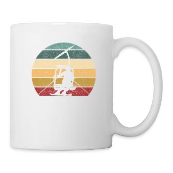 Soulevez-vous même Bro Ski drôle de sport d’hiver lieb - Mug blanc - blanc - Droite