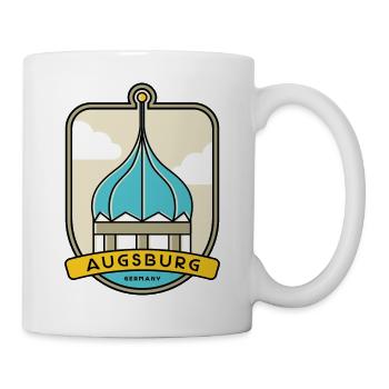 Augsburg – Deutschland - Tasse - Weiß - Rechts