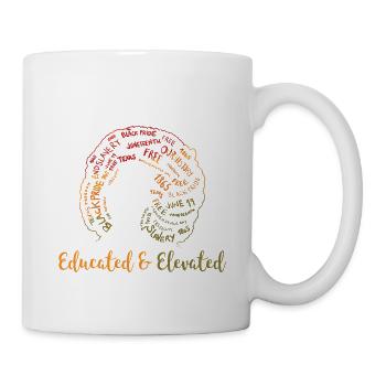 35 Melanated Educated & Elevated Juneteenth - Mug - white - Right