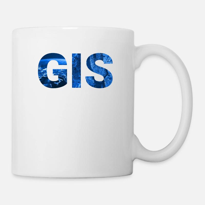 SIG - Systèmes d’information géographique - Mug blanc - blanc