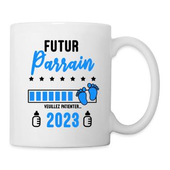 futur Parrain 2023 Annonce grossesse - Mug blanc - blanc - Droite