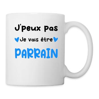 Annonce grossesse je vais être Parrain - Mug blanc - blanc - Droite