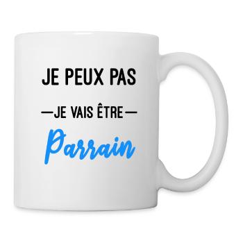 je vais être Parrain annonce grossesse - Mug blanc - blanc - Droite