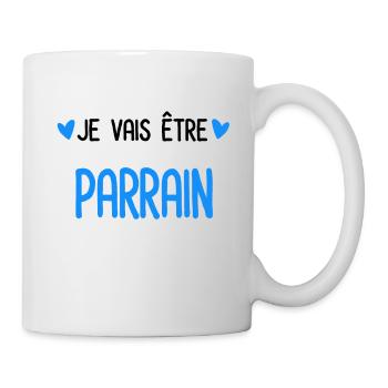 je vais être Parrain Annonce grossesse - Mug blanc - blanc - Droite