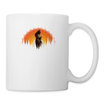 Japan Samurai Kulturmandschaft Sakura - Tasse - Weiß - Rechts