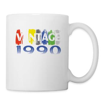 Vintage 1990 Retro Bitrthday Limited Edition - Mug - white - Right