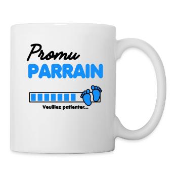 Promu Parrain Annonce grossesse - Mug blanc - blanc - Droite