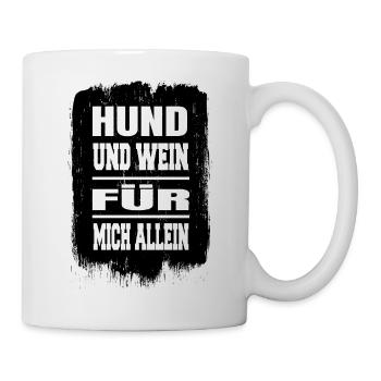 hunderasse am coffee geschenkidee frankreich - Tasse - Weiß - Rechts