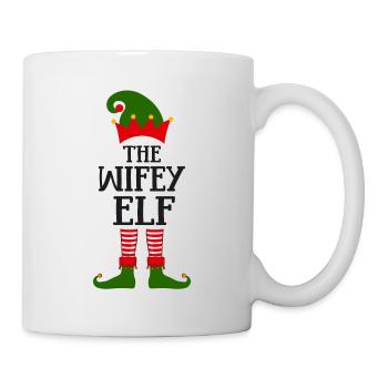 La femme elfe motif norvégien - Mug blanc - blanc - Droite