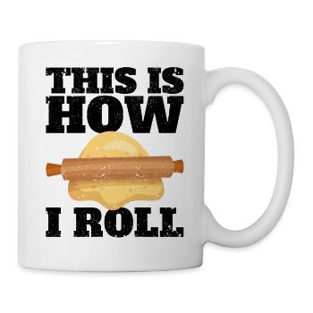 Funny bread baker - Mug - white - Right