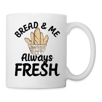 Funny bread baker - Mug - white - Right