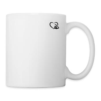 Coeur de montagne Randonnée en montagne Escalade M - Mug blanc - blanc - Droite