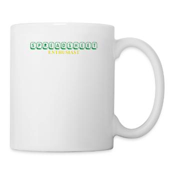 Feuille de calcul comptable CPA Fun Comptable Drôle - Mug blanc - blanc - Droite