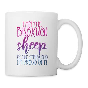 I Am The Bisexual Sheep And I'm Proud Of It 3 - Tasse - Weiß - Rechts