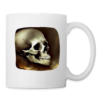Skull for rockers - Mug - white - Right