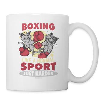Boxing Like A Normal Sport Just Harder - Mug - white - Right