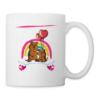Ich werde Große Schwester Quokka - Tasse - Weiß - Rechts