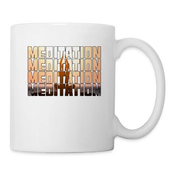 Meditation - Tasse - Weiß - Rechts