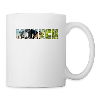 Singe - Mug blanc - blanc - Droite