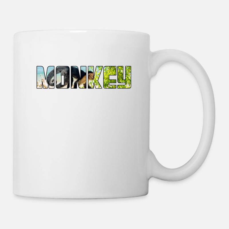 Affe - Tasse - Weiß