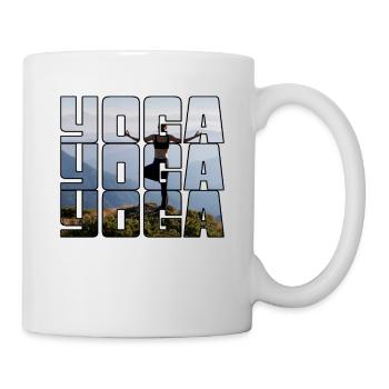 Yoga - Mug blanc - blanc - Droite