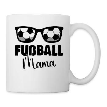 Fußball Mama Frauen Fussball - Tasse - Weiß - Rechts
