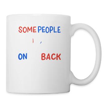 Manche Leute Brauchen Einfach Einen Klaps Auf Den - Tasse - Weiß - Rechts