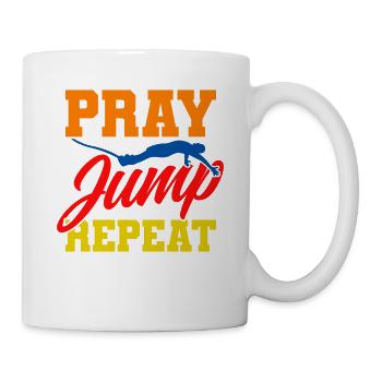 Saut à l’élastique Saut à l’élastique Cadeau de sports extrêmes - Mug blanc - blanc - Droite
