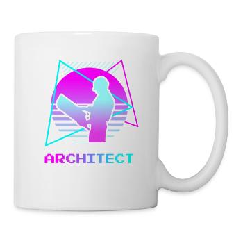 Retro Vintage Classic Architect Architecture - Mug - white - Right