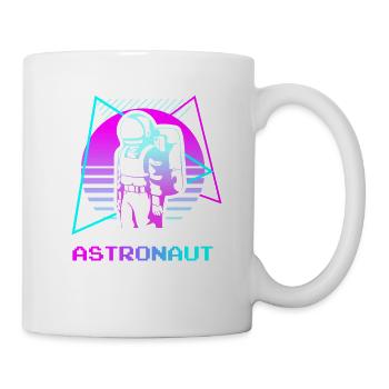Rétro Vintage Classic Astronaut Aeronautic - Mug blanc - blanc - Droite