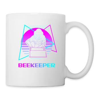 Retro Vintage Classic Beekeeper Beekeeping - Tasse - Weiß - Rechts