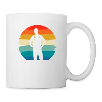 Retro Vintage Classic Doctor Medical - Mug - white - Right