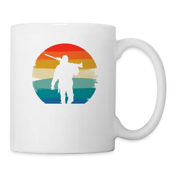 Retro Vintage Classic Hunter Hunting - Tasse - Weiß - Rechts