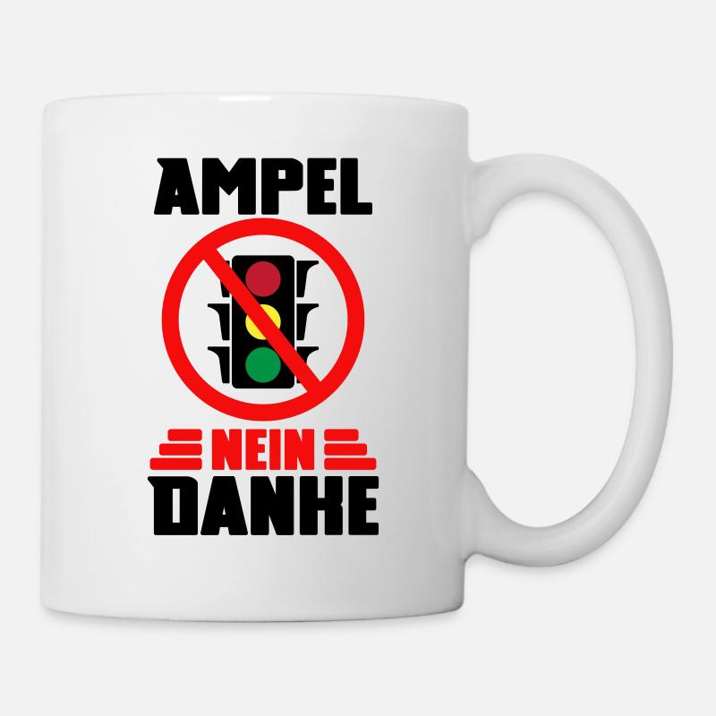 Ampel #Rücktritt der Regierung - Tasse - Weiß