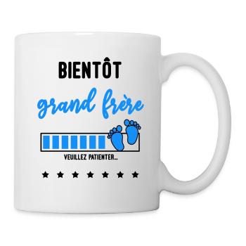 bientôt grand frère - Mug blanc - blanc - Droite