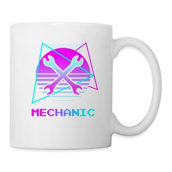 Retro Vintage Classic Mechanic Mechanical - Mug - white - Right