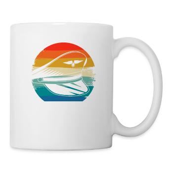 Retro Vintage Classic Pilot Aviation - Mug - white - Right