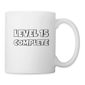Level 15 Complete Birthday Gift 15 Years - Mug - white - Right