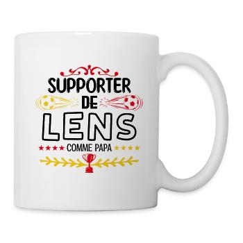Je Suis Un Supporter De Lens Parfait - Mug blanc - blanc - Droite