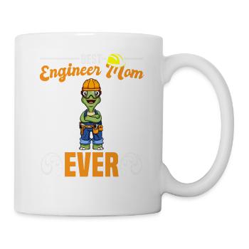 Best Engineer Mom Ever Construction Worker Mommy - Mug - white - Right