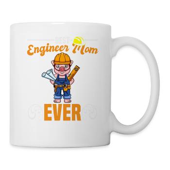 Best Engineer Mom Ever Construction Worker Mommy - Mug - white - Right