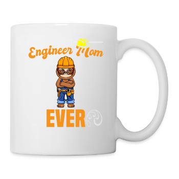 Meilleure maman ingénieure Jamais ouvrière de la construction Maman - Mug blanc - blanc - Droite