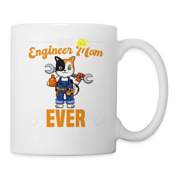 Meilleure maman ingénieure Jamais ouvrière de la construction Maman - Mug blanc - blanc - Droite